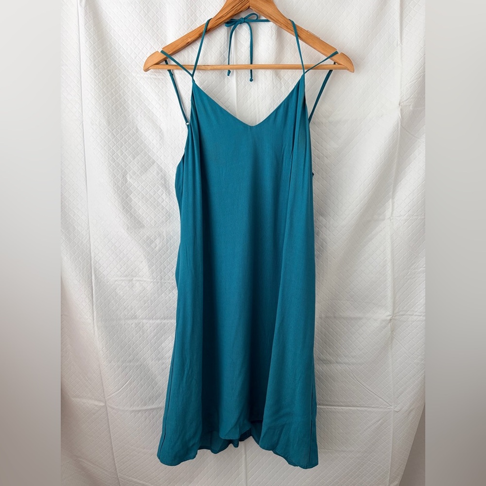 Wayf Turquoise Sleeveless Dress